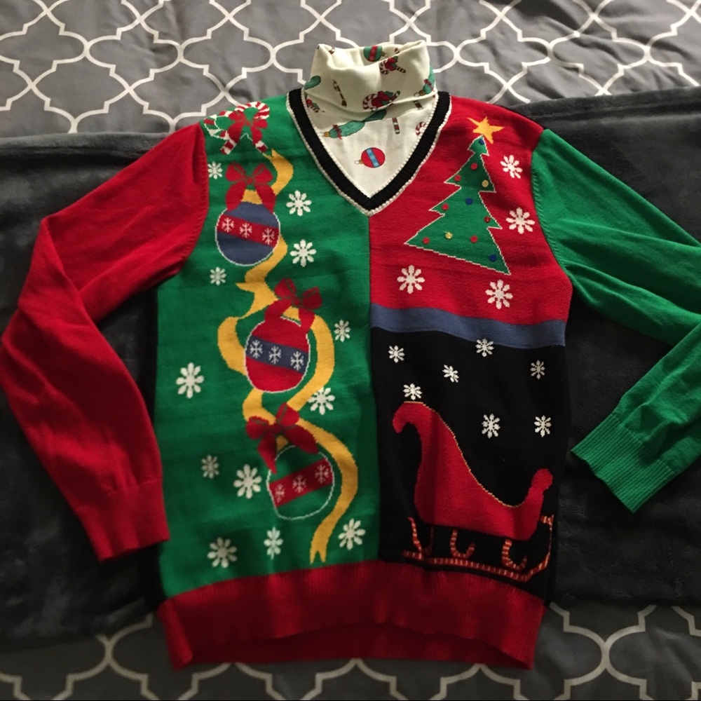 Christmas Turtle Neck Sweater